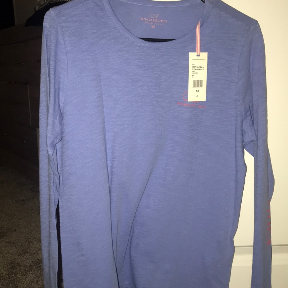 Blue Long Sleeve Vineyard Vines NEW shirt